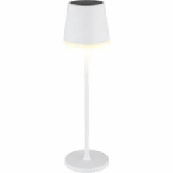 SOLAR Lampe de table d'extérieur, Lampe solaire Luminaires Globo Lighting LED Blanc, 1 lumière