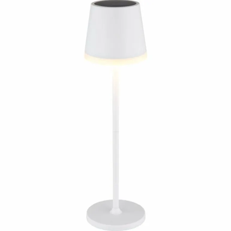 SOLAR Lampe de table d'extérieur, Lampe solaire Luminaires Globo Lighting LED Blanc, 1 lumière