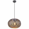 Luminaires Globo Lighting Suspensions|Solera Suspension Argenté, 1 lumière