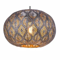 Luminaires Globo Lighting Suspensions|Solera Suspension Argenté, 1 lumière