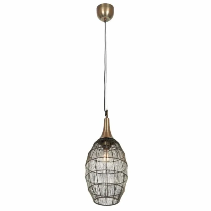 Luminaires Trio Suspensions|SORAYA Suspension Vieux laiton, 1 lumière