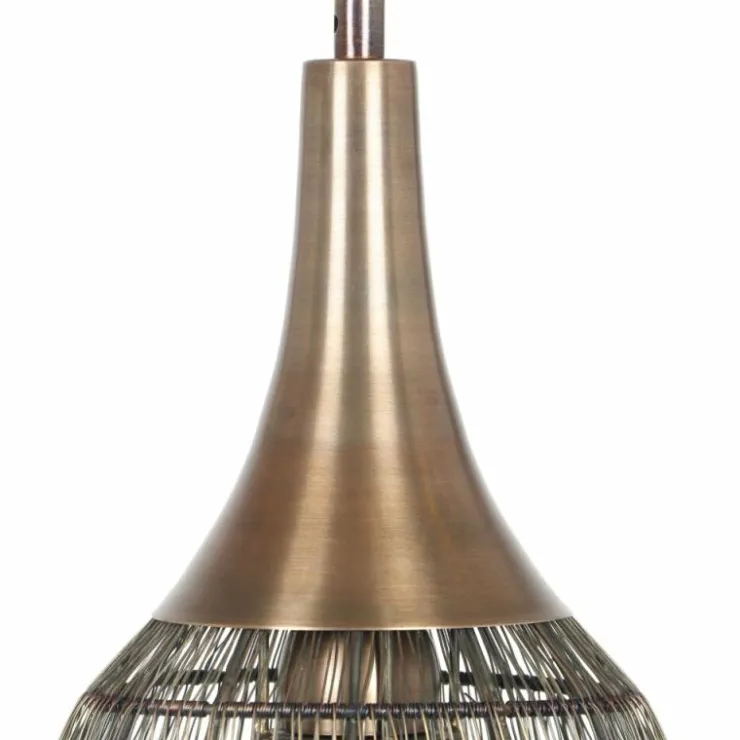 Luminaires Trio Suspensions|SORAYA Suspension Vieux laiton, 1 lumière