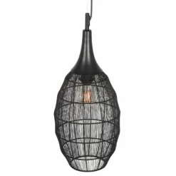 Luminaires Trio Suspensions|SORAYA Suspension Noir, 1 lumière