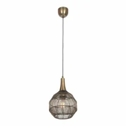 Luminaires Trio Suspensions|SORAYA Suspension Vieux laiton, 1 lumière