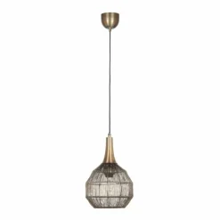 Luminaires Trio Suspensions|SORAYA Suspension Vieux laiton, 1 lumière