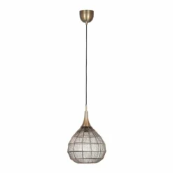 Luminaires Trio Suspensions|SORAYA Suspension Vieux laiton, 1 lumière