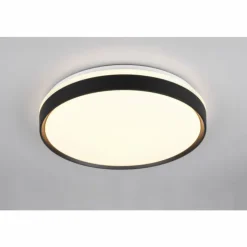 Luminaires Reality Éclairage Led|Spacy Plafonnier LED Noir, 1 lumière, Télécommandes