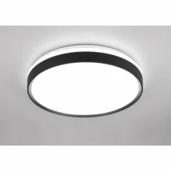 Luminaires Reality Éclairage Led|Spacy Plafonnier LED Noir, 1 lumière, Télécommandes