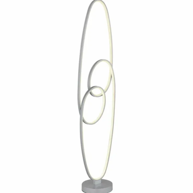 Luminaires Globo Lighting Éclairage Led|Spira Lampadaire LED Argenté, 1 lumière