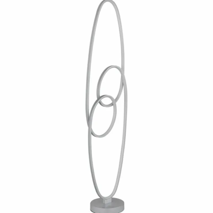 Luminaires Globo Lighting Éclairage Led|Spira Lampadaire LED Argenté, 1 lumière
