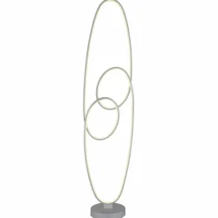 Luminaires Globo Lighting Éclairage Led|Spira Lampadaire LED Argenté, 1 lumière