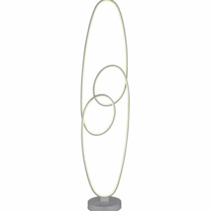 Luminaires Globo Lighting Éclairage Led|Spira Lampadaire LED Argenté, 1 lumière