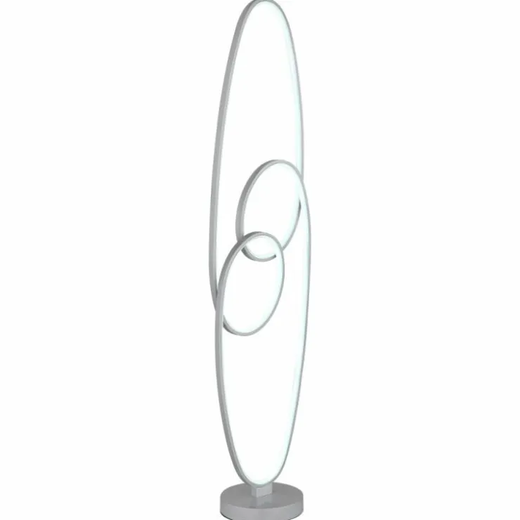 Luminaires Globo Lighting Éclairage Led|Spira Lampadaire LED Argenté, 1 lumière