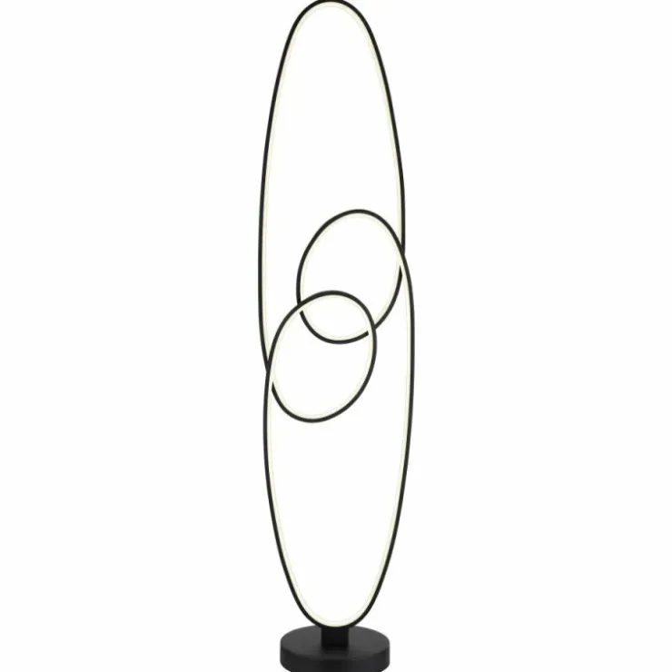 Luminaires Globo Lighting Éclairage Led|Spira Lampadaire LED Noir, 1 lumière