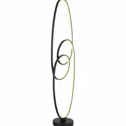 Luminaires Globo Lighting Éclairage Led|Spira Lampadaire LED Noir, 1 lumière