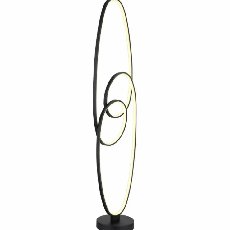 Luminaires Globo Lighting Éclairage Led|Spira Lampadaire LED Noir, 1 lumière