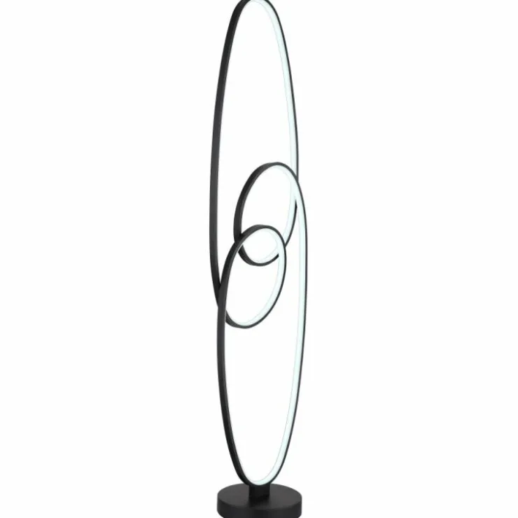 Luminaires Globo Lighting Éclairage Led|Spira Lampadaire LED Noir, 1 lumière