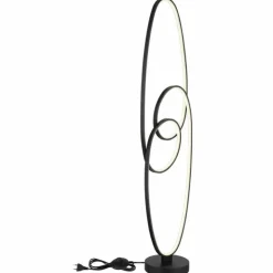Luminaires Globo Lighting Éclairage Led|Spira Lampadaire LED Noir, 1 lumière