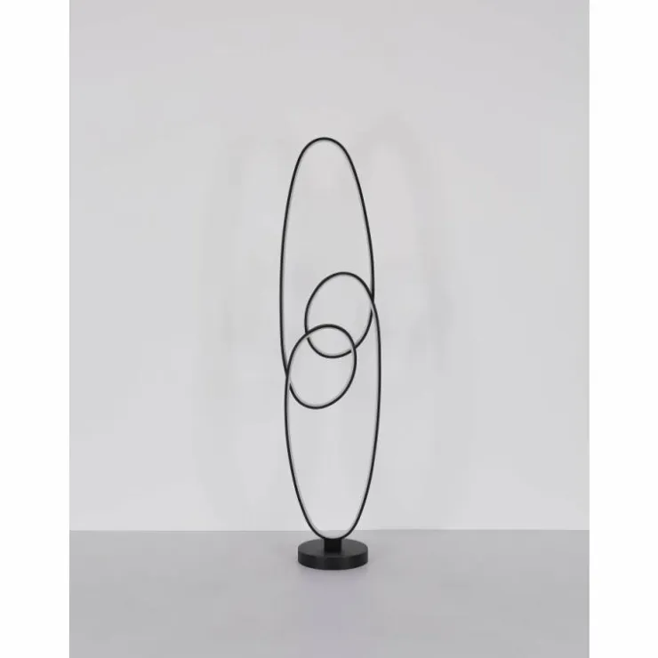 Luminaires Globo Lighting Éclairage Led|Spira Lampadaire LED Noir, 1 lumière