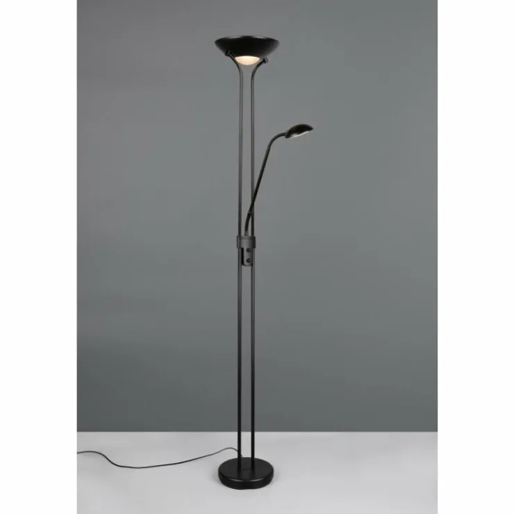 Luminaires Reality Éclairage Led|Spock Lampadaire LED Noir, 2 lumières
