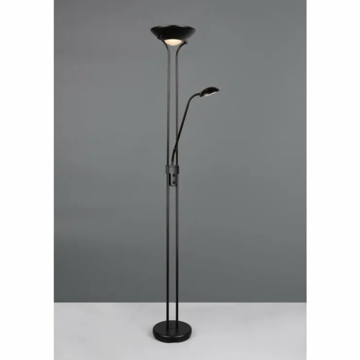 Luminaires Reality Éclairage Led|Spock Lampadaire LED Noir, 2 lumières