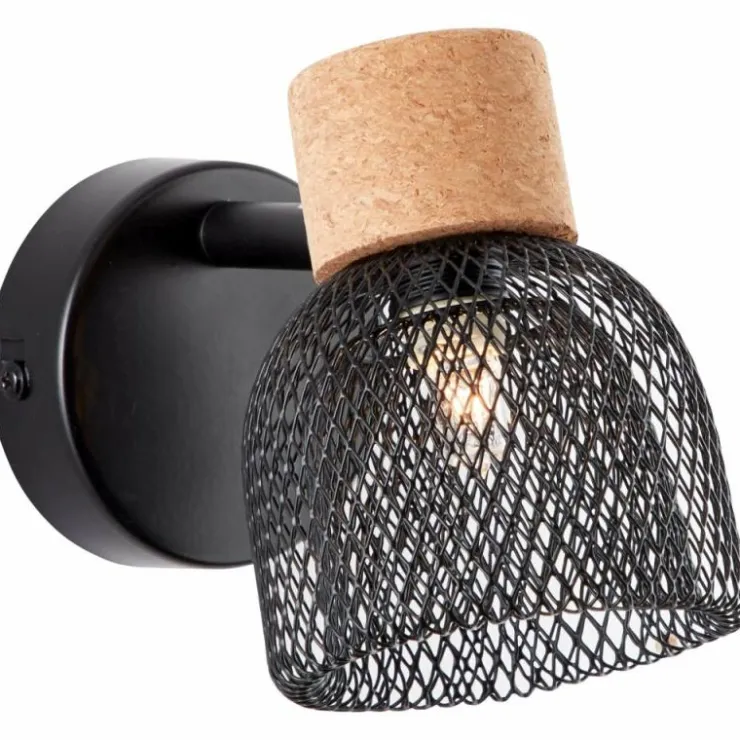 Luminaires Brilliant Spots Et Projecteurs|Spot Brilliant Flaka Noir, 1 lumière