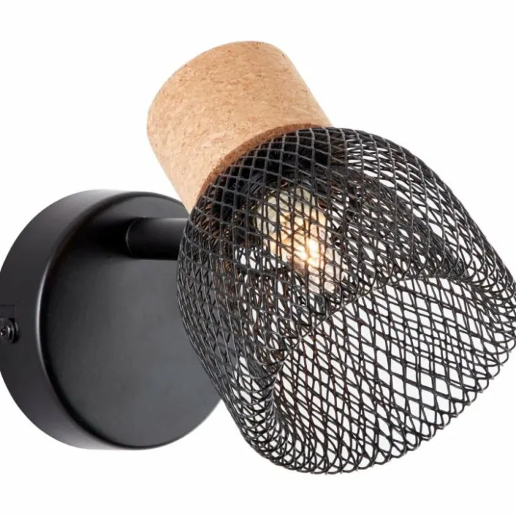 Luminaires Brilliant Spots Et Projecteurs|Spot Brilliant Flaka Noir, 1 lumière