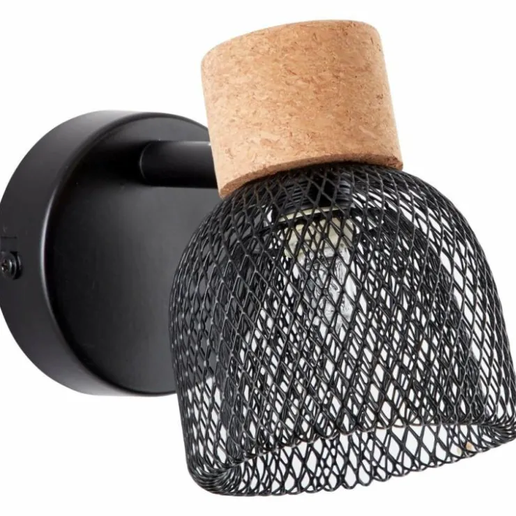 Luminaires Brilliant Spots Et Projecteurs|Spot Brilliant Flaka Noir, 1 lumière