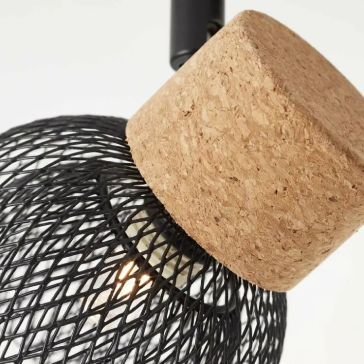 Luminaires Brilliant Spots Et Projecteurs|Spot Brilliant Flaka Noir, 2 lumières