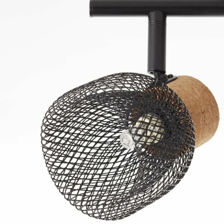 Luminaires Brilliant Spots Et Projecteurs|Spot Brilliant Flaka Noir, 4 lumières
