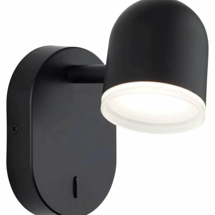 Luminaires Brilliant Spots Et Projecteurs|Spot Brilliant Gretchen Noir, 1 lumière