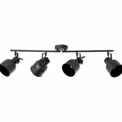 Luminaires Brilliant Spots Et Projecteurs|Spot Brilliant Rolet Noir, 4 lumières