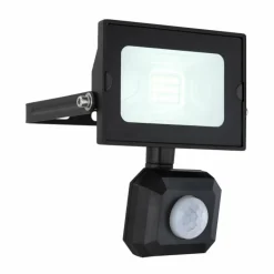 Spot de jardin Globo HELGA LED Noir, 1 lumière, Détecteur de mouvement
