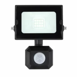 Spot de jardin Globo HELGA LED Noir, 1 lumière, Détecteur de mouvement