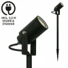 Spot de jardin KS Verlichting Beamy Noir, 1 lumière