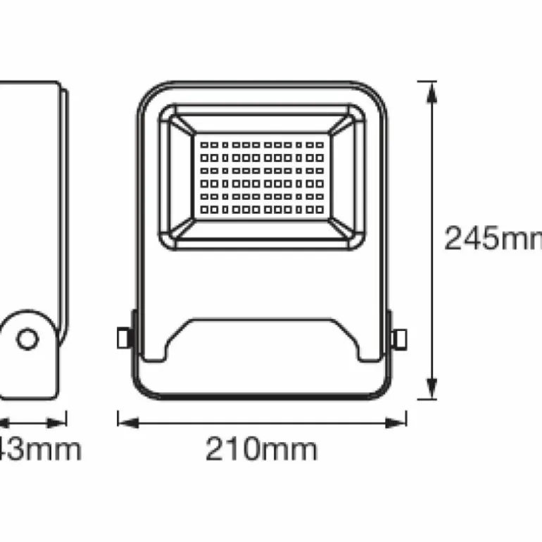 Spot de jardin LEDvance ENDURA® FLOOD Anthracite, 1 lumière