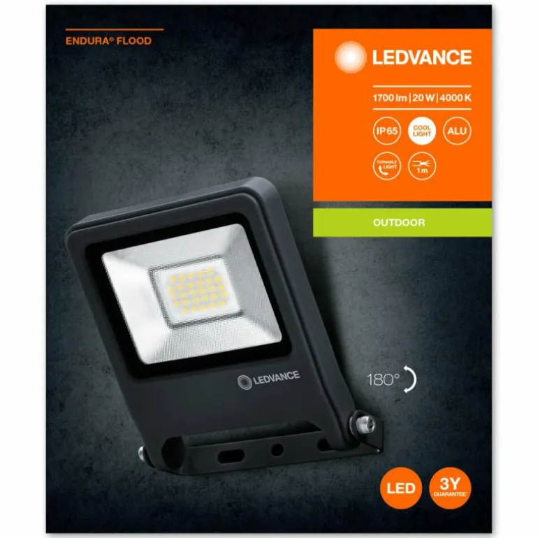 Spot de jardin LEDVANCE ENDURA® Gris, 1 lumière