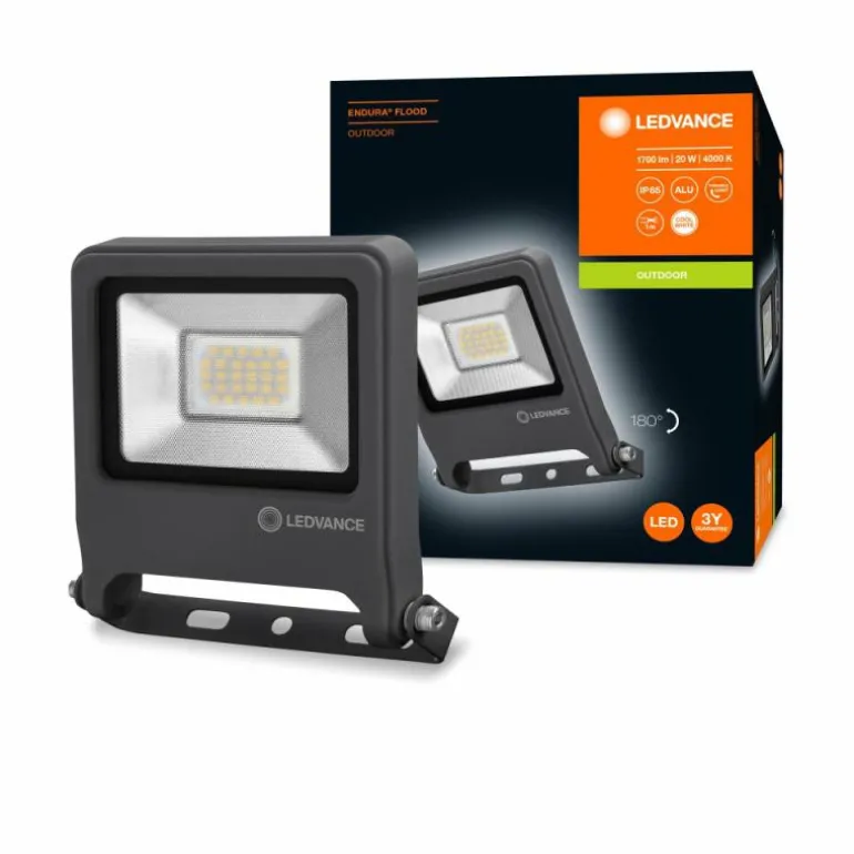 Spot de jardin LEDVANCE ENDURA® Gris, 1 lumière