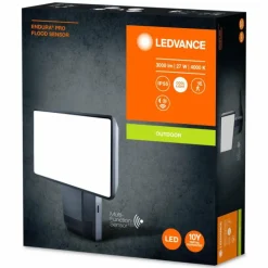 Spot de jardin LEDVANCE ENDURA® Gris, 1 lumière, Détecteur de mouvement