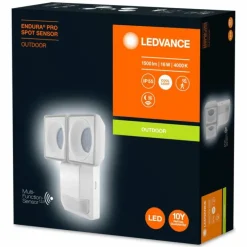 Spot de jardin LEDVANCE ENDURA® Blanc, 1 lumière, Détecteur de mouvement