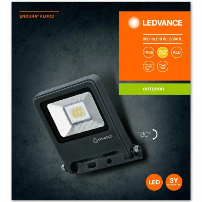 Spot de jardin LEDVANCE ENDURA® Gris, 1 lumière
