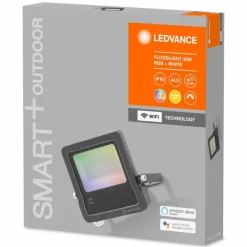 Spot de jardin LEDVANCE SMART+ Gris, 1 lumière, Changeur de couleurs