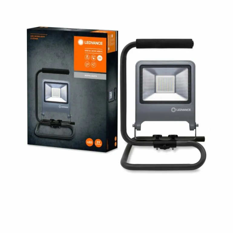 Spot de jardin LEDVANCE WORKLIGHTS Gris, 1 lumière
