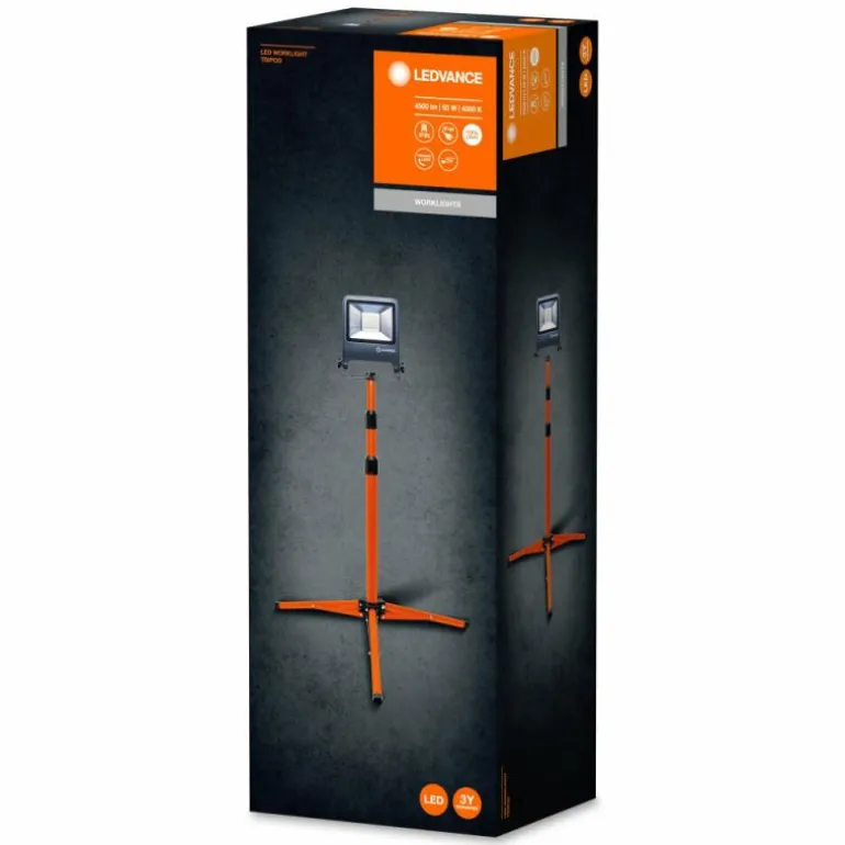 Spot de jardin LEDVANCE WORKLIGHTS Gris, 1 lumière