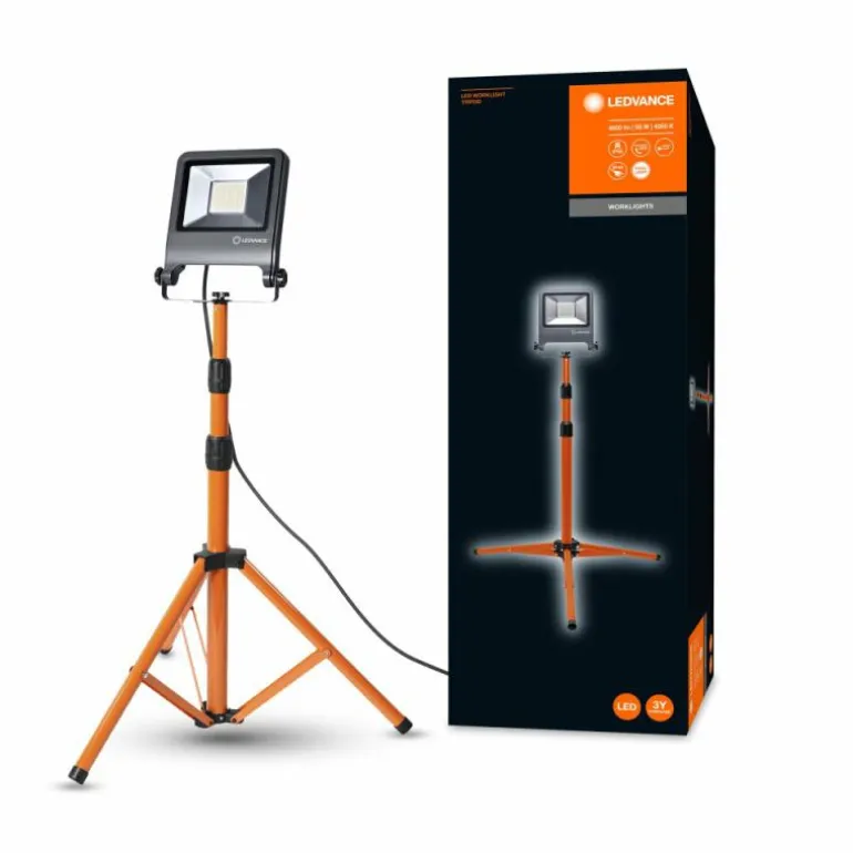 Spot de jardin LEDVANCE WORKLIGHTS Gris, 1 lumière
