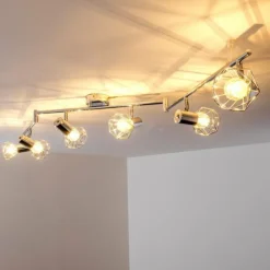 hofstein Spots Et Projecteurs|Spot de plafond Annai Chrome, 6 lumières
