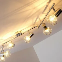 hofstein Spots Et Projecteurs|Spot de plafond Annai Chrome, 6 lumières