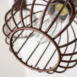 hofstein Spots Et Projecteurs|Spot de plafond Cancun Brun, 6 lumières
