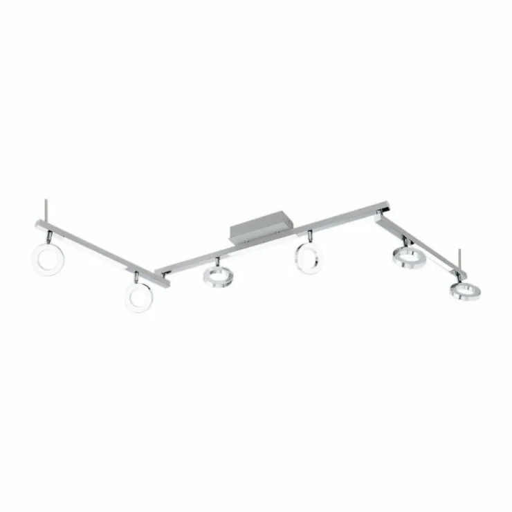 Luminaires Eglo Éclairage Led|Spot de plafond Eglo CARDILLIO 1 LED Aluminium, Chrome, 6 lumières