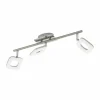 Luminaires Eglo Éclairage Led|Spot de plafond Eglo LITAGO LED Nickel mat, 3 lumières